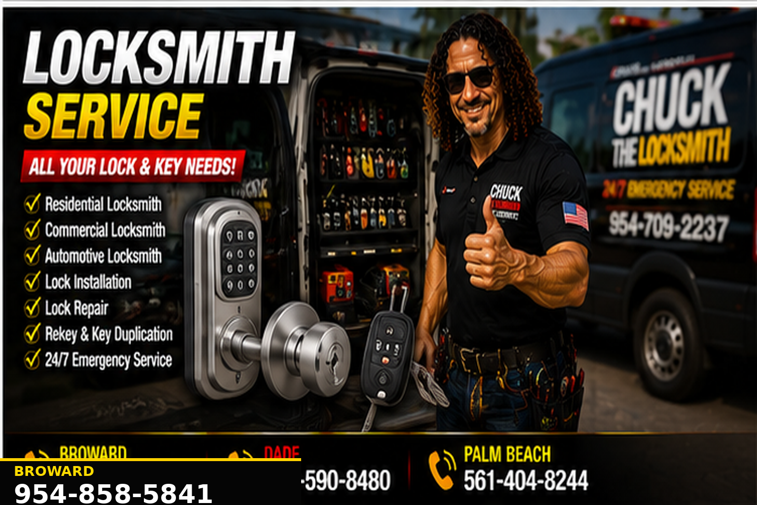 Chuck The Locksmith Mobile Locksmith Service