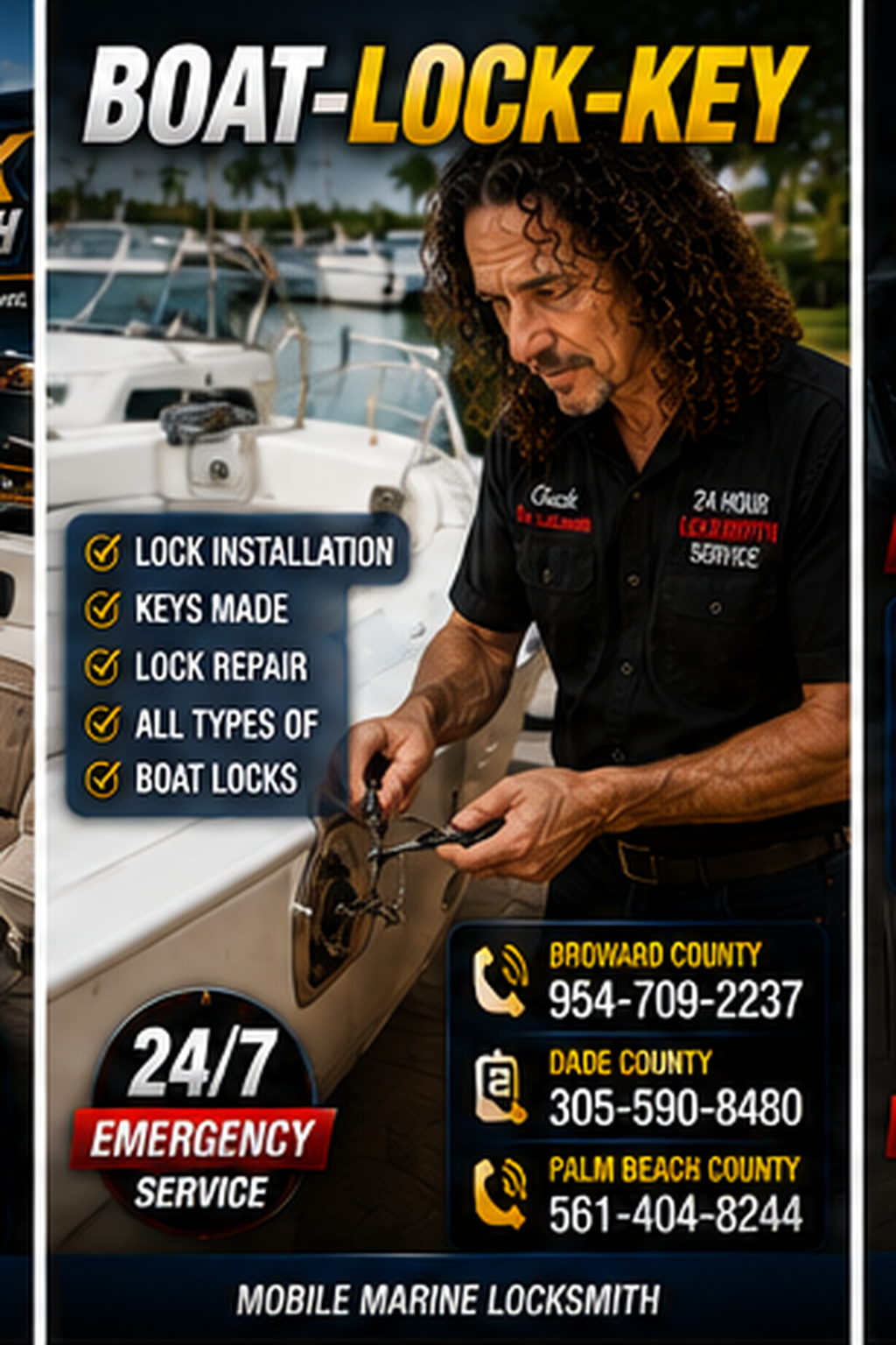 Boat Lock Key Hillsboro Beach