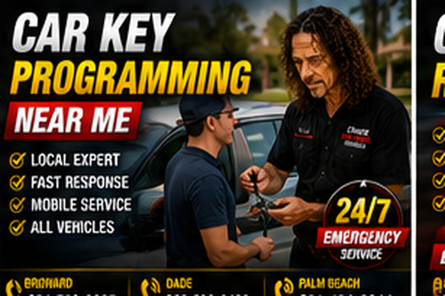 Car key replacement service for lost, broken or spare keys.