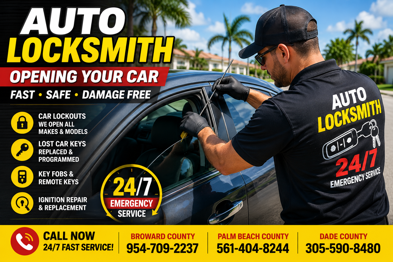 Car Lockout Service Fort Lauderdale locksmith service