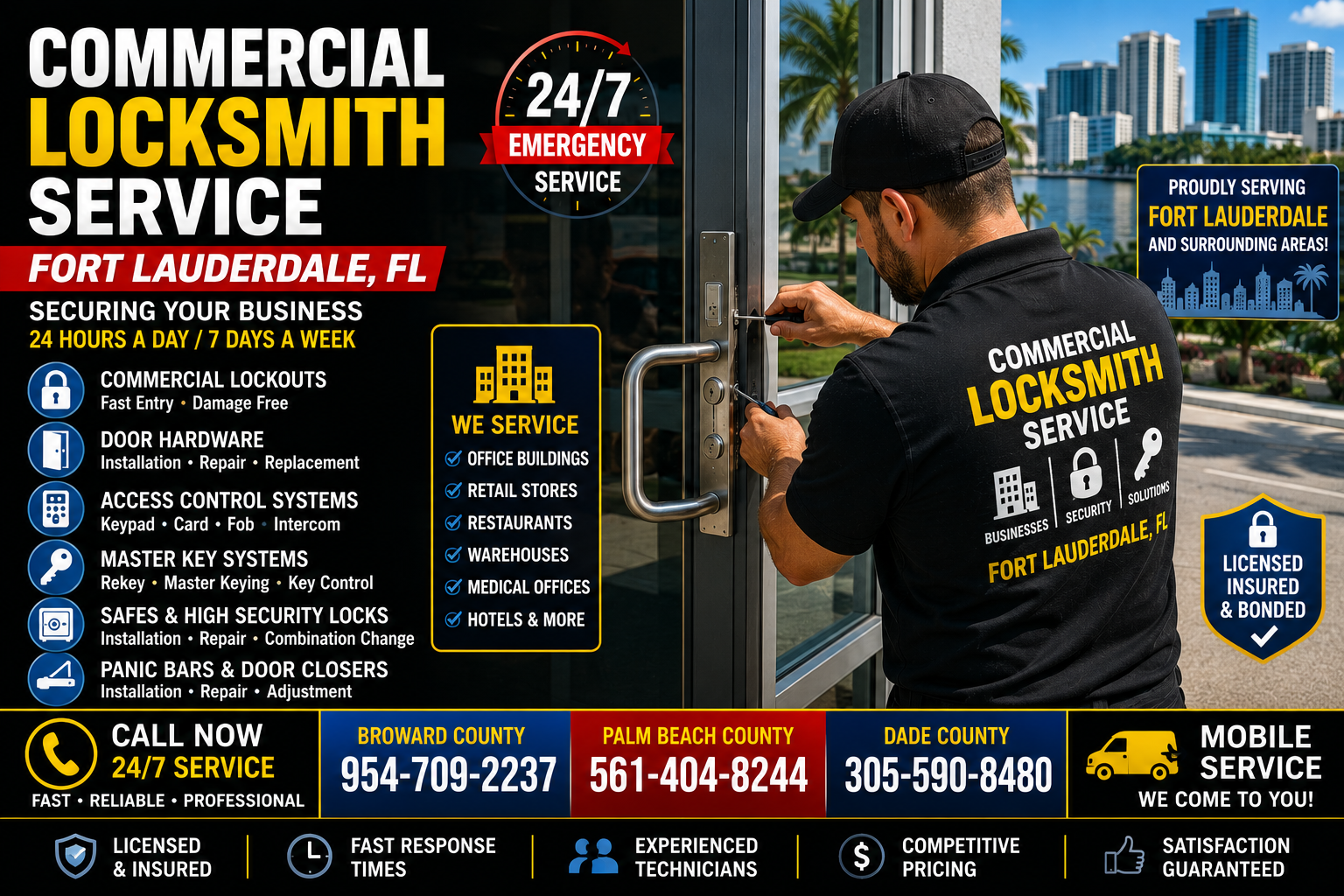 Commercial Locksmith Service Fort Lauderdale locksmith service