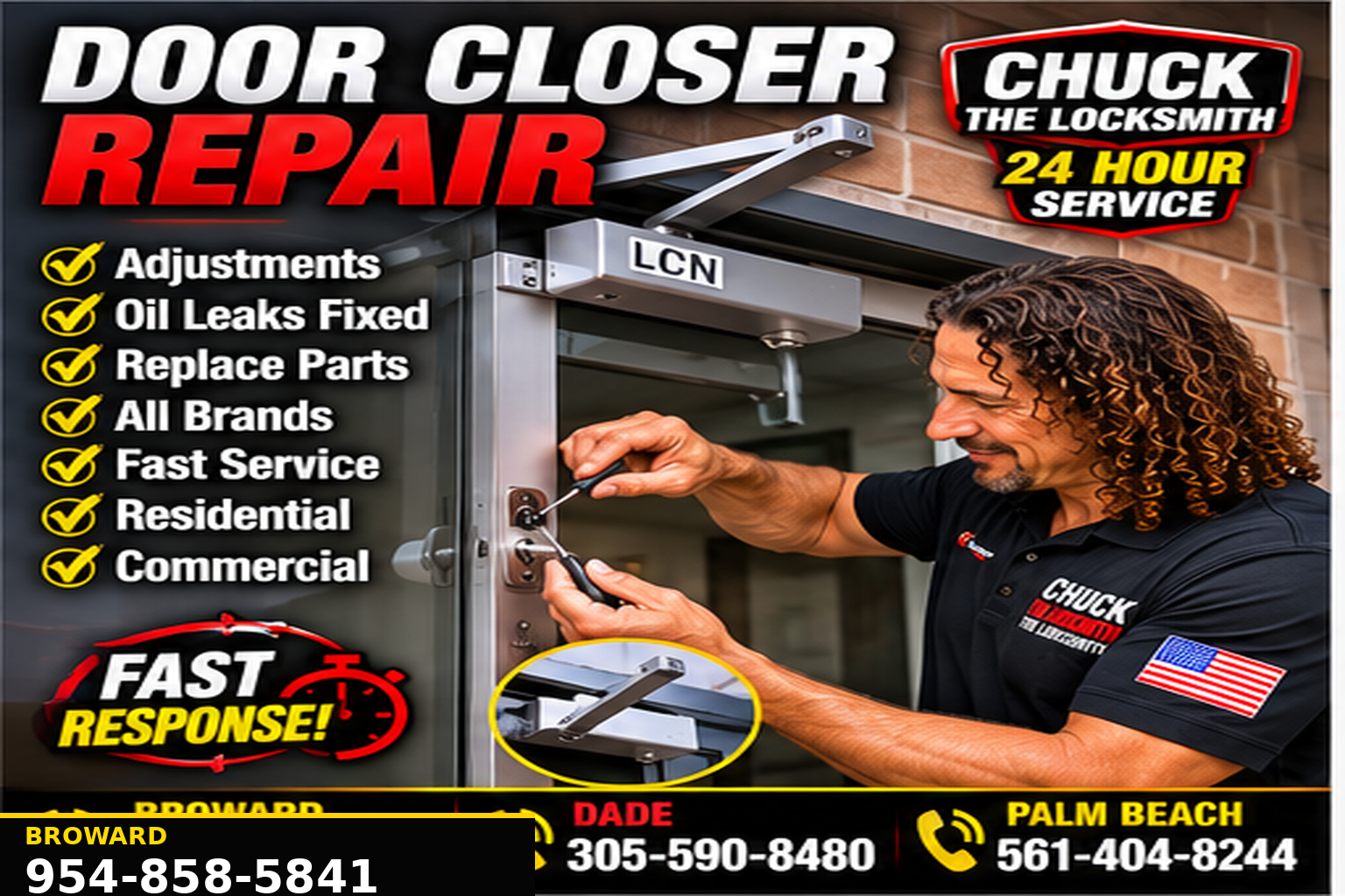 Commercial locksmith service for business locks, doors and access control.