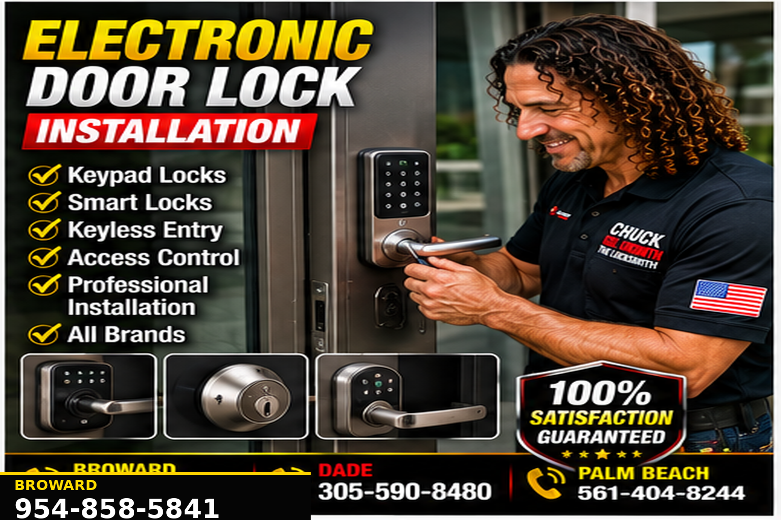 Residential locksmith service for home locks, rekeying and lock changes.