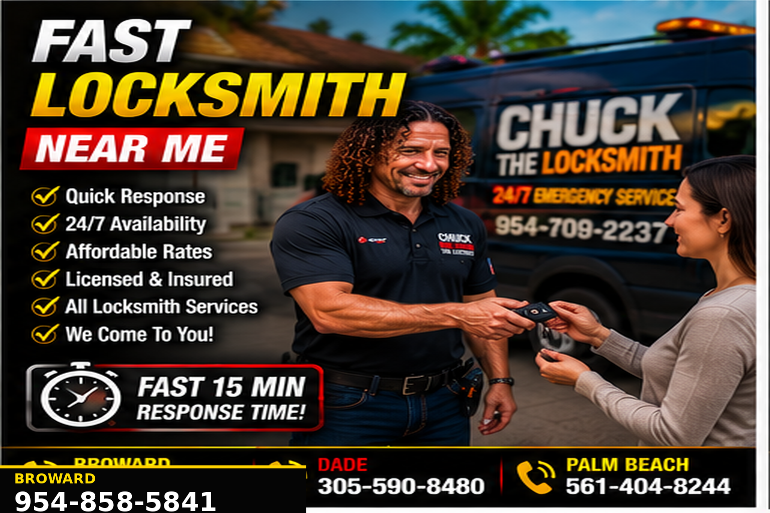 Mobile local locksmith service for nearby lock and key help.