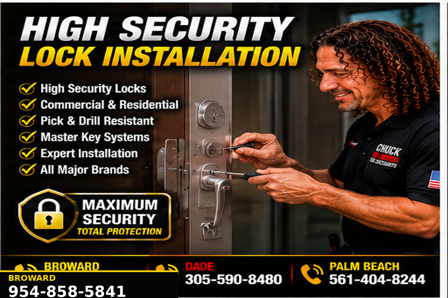 Commercial locksmith service for business locks, doors and access control.