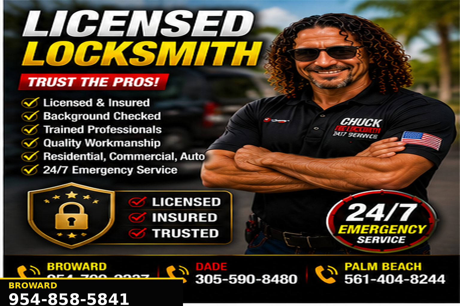Licensed Locksmith locksmith service.