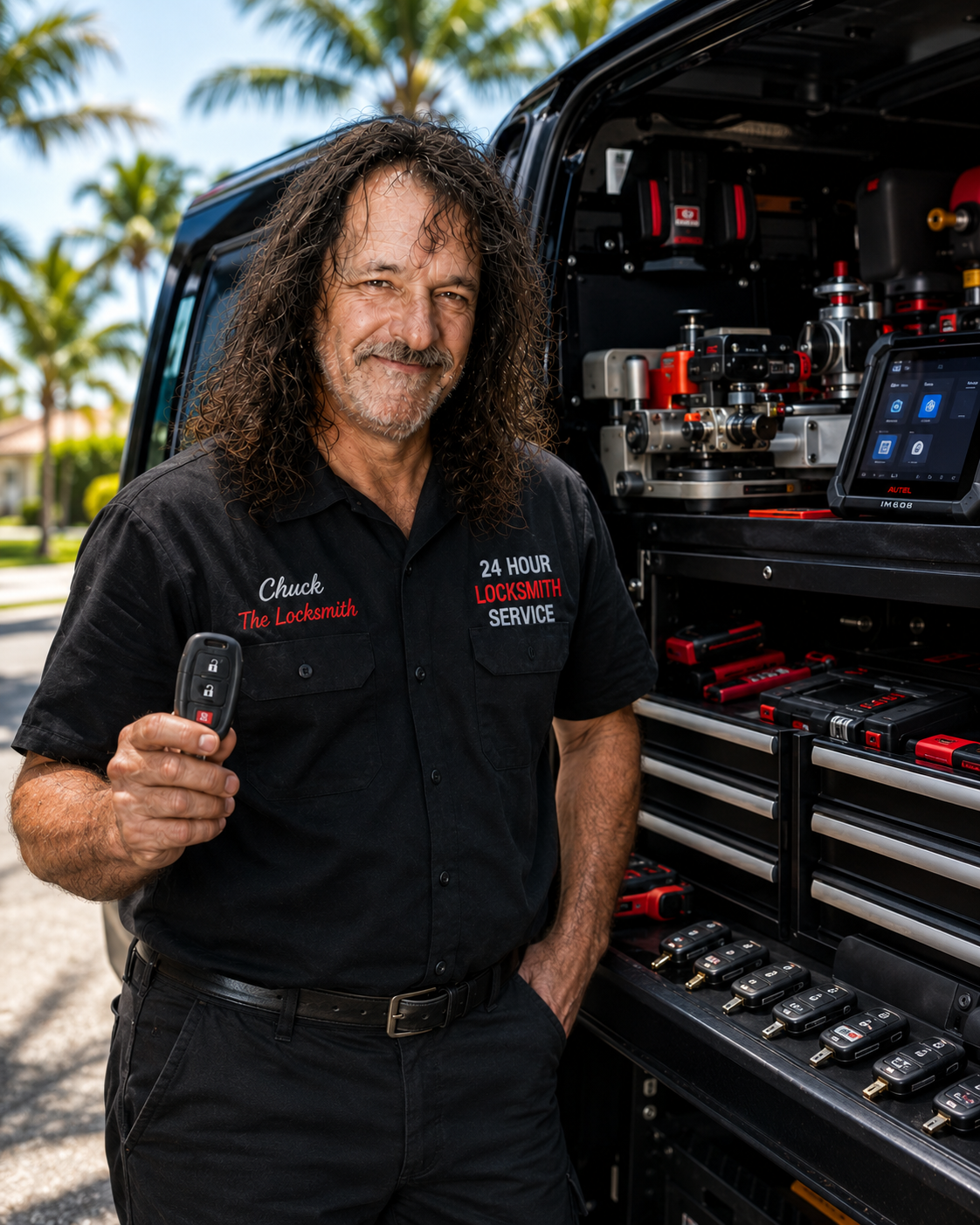 Mobile local locksmith service for nearby lock and key help.