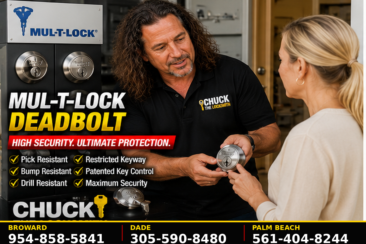 Commercial locksmith service for business locks, doors and access control.