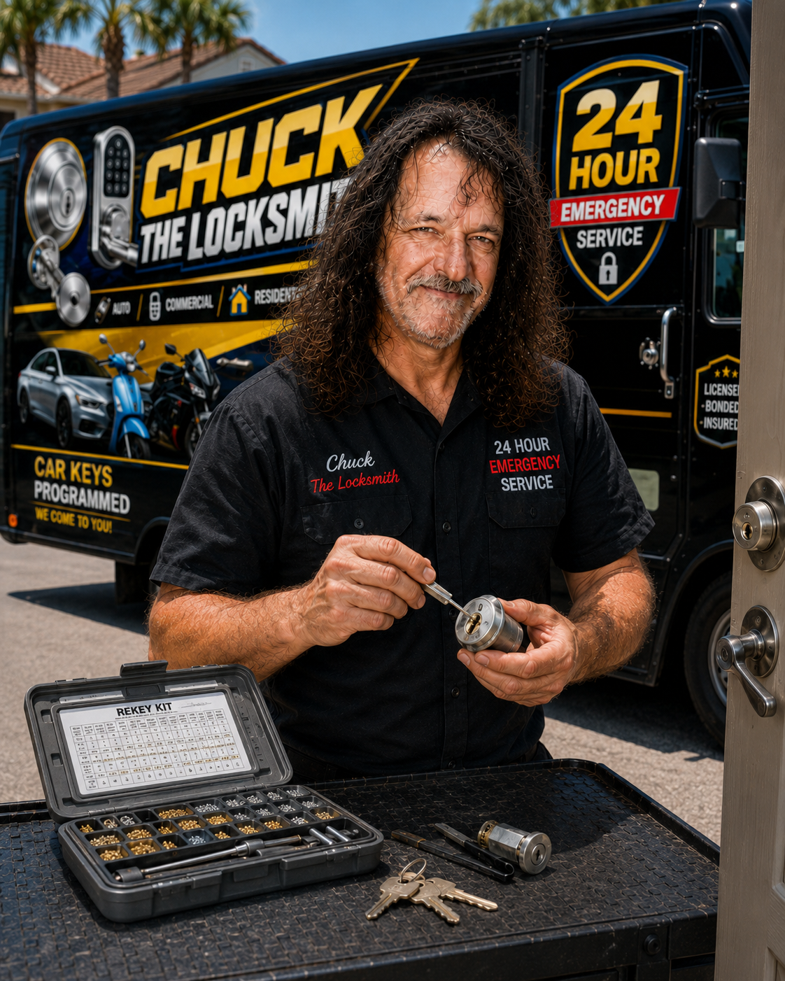 Residential locksmith service for home locks, rekeying and lock changes.