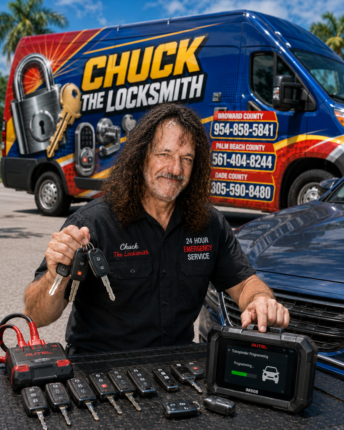 Car key replacement service for lost, broken or spare keys.