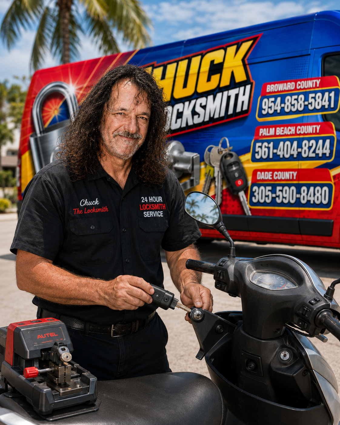 Ignition key and ignition repair locksmith service.